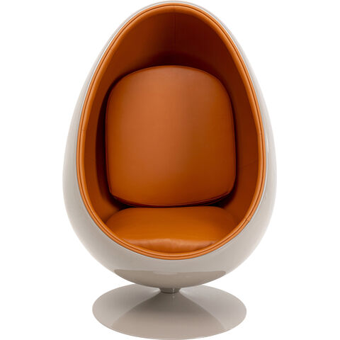 Swivel Armchair Eye Ball Orange