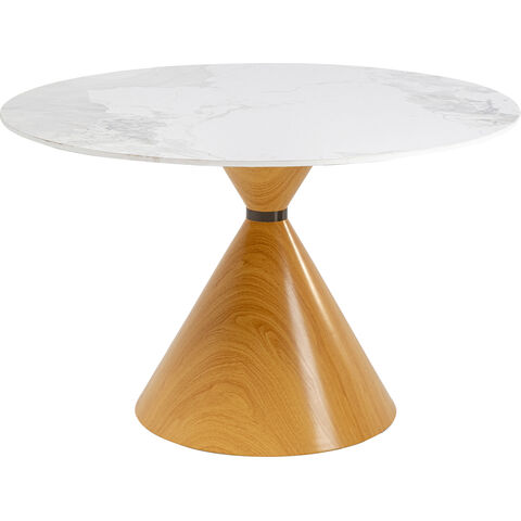 Mesa Cono Keramik Roble Ø120cm