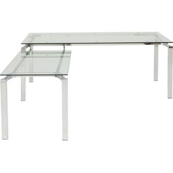 Desk Lorenco Corner Chrome 210x180cm