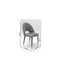 Silla Hudson gris Duo