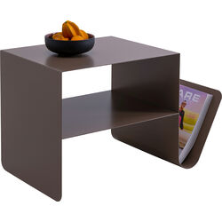 Beistelltisch Lounge News Taupe