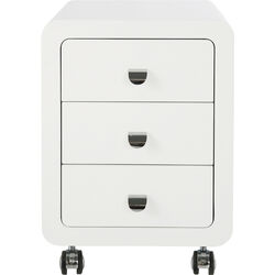 Container White Club 3 Drawers