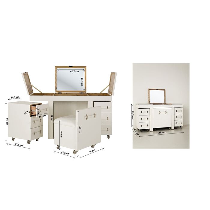 Schminkkombination Diva Croco White