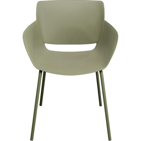 Silla con reposabrazos Madeira Verde