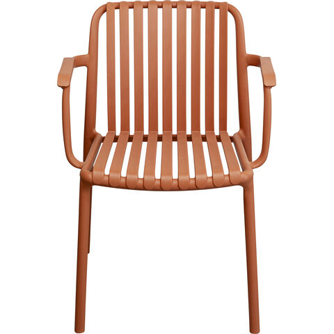 Silla con reposabrazos Porto Santo Terracota
