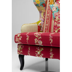 Armchair Patchwork Red