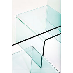 Table basse Clear Club (set de 3)