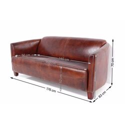 Sofa Cigar Lounge 3-Sitzer