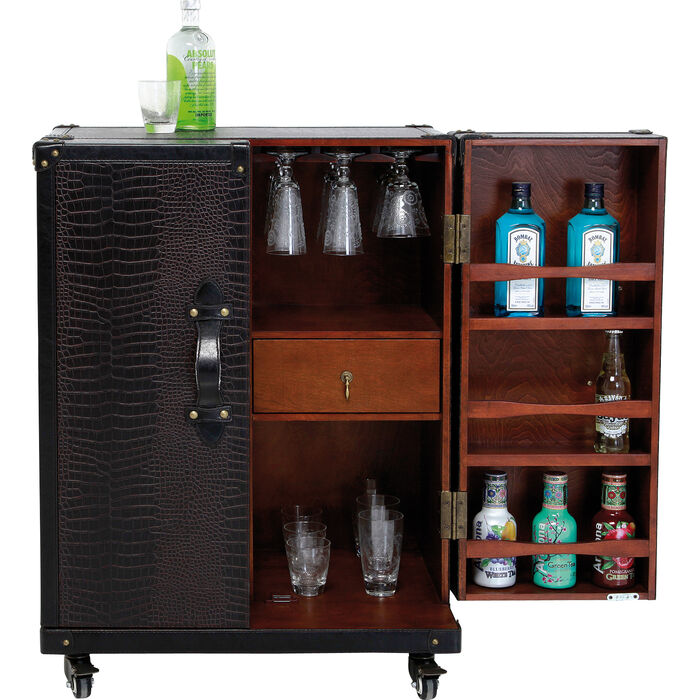 French Design Inspired Mini Bar Trunk