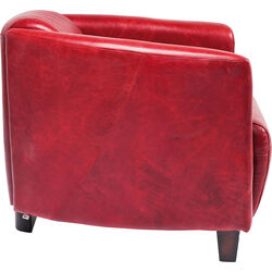 Fauteuil Cigar Lounge rouge