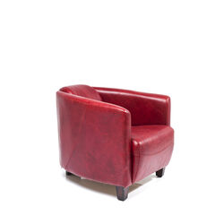 Fauteuil Cigar Lounge rouge