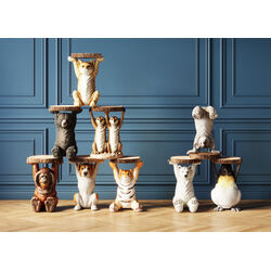 Table d'appoint Animal Tigre Ø35cm