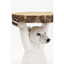 Mesa auxiliar Animal Polar Bear Ø37cm