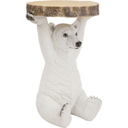 Table d'appoint Animal Polar Bear Ø37cm