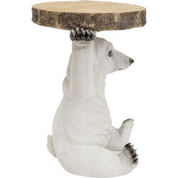 Side Table Animal Polar Bear Ø37cm