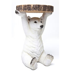 Side Table Animal Polar Bear Ø37cm