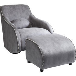 Sillón basculante Swing Ritmo Vintage gris