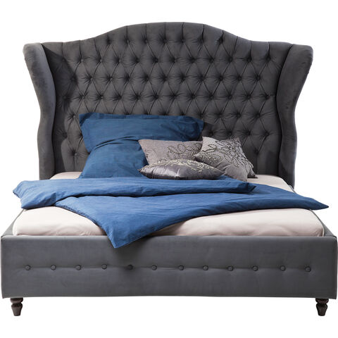 Cama City Spirit  gris oscuro 160x200 cm
