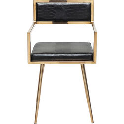 Chair with Armrest Jazz Rosegold