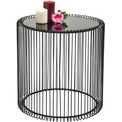 Tables d'appoint Wire noir (set/2) Ø44cm