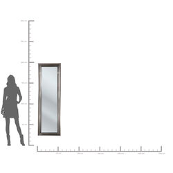 Miroir sur pied Frame Eve argenté 55x180cm