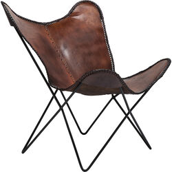 Armchair Butterfly Brown Econo