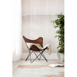 Fauteuil Butterfly marron eco.