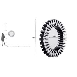 Specchio Sprocket Ø92cm