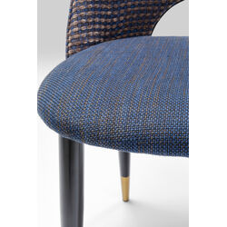 Chaise Hudson bleu