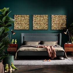 Cama Tivoli verde 160x200cm