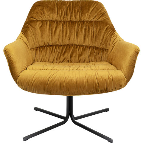 Sillón giratorio Bristol amarillo