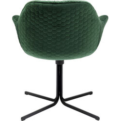 Chaise pivotante Colmar vert