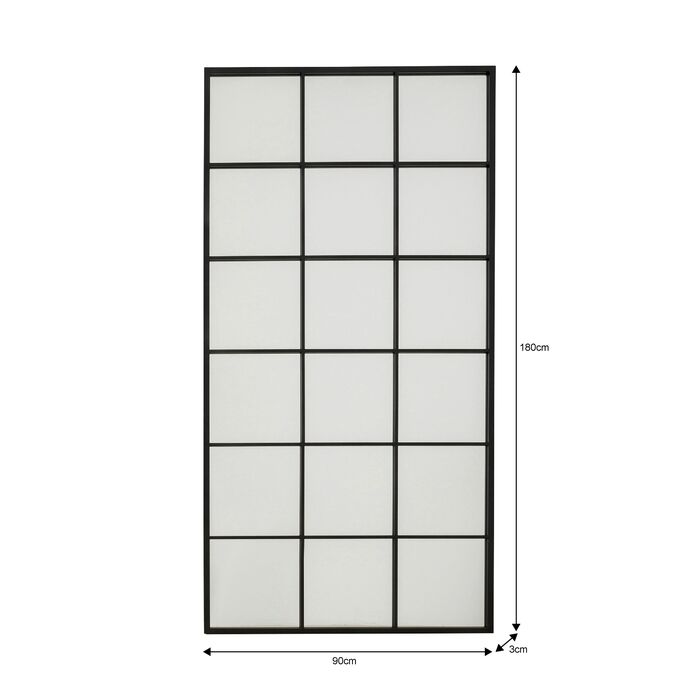 Wandspiegel Finestra 180x90cm