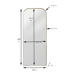 Wandspiegel Opera 80x190cm