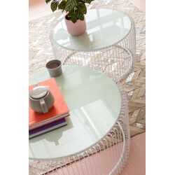 Coffee Table Wire White (2/Set)