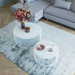 Coffee Table Wire White (2/Set)