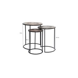 Side Table Marrakesh Ø48cm (3/Set)