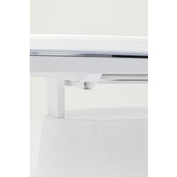 Mesa ext. Benvenuto blanco 200 (50)x110cm