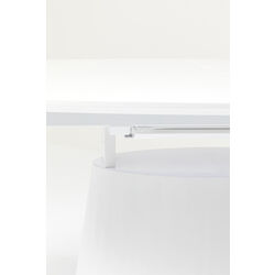 Mesa ext. Benvenuto blanco 200 (50)x110cm