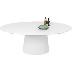 Mesa ext. Benvenuto blanco 200 (50)x110cm