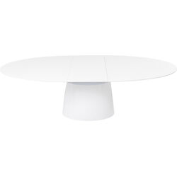 Mesa ext. Benvenuto blanco 200 (50)x110cm