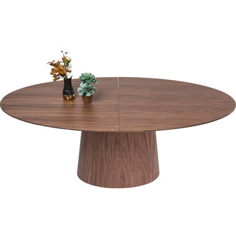 Mesa ext. Benvenuto nogal 200(50)x110cm