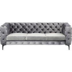 Sofa 3-Seater Two Step Grey