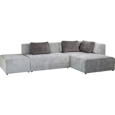 Corner Sofa Infinity Ottomane Grey Right