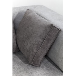 Ecksofa Infinity Ottomane Grau Links