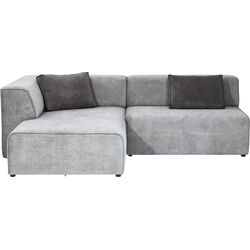 Ecksofa Infinity Ottomane Grau Links
