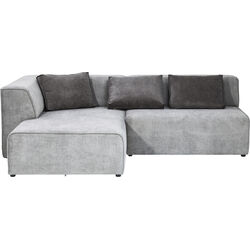 Ecksofa Infinity Ottomane Grau Links