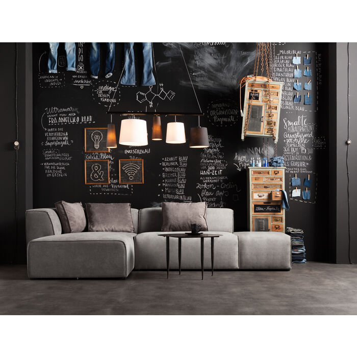 Årvågenhed FALSK tro Corner Sofa Infinity Ottomane Grey Left - KARE USA