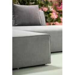 Ecksofa Infinity Ottomane Grau Links