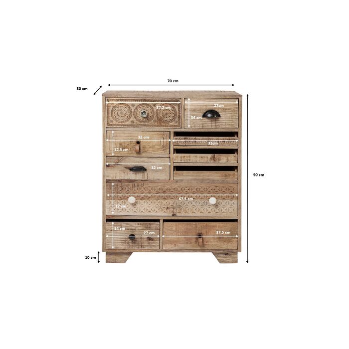 Kommode Puro 10 Schübe